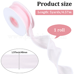 ポリエステルレーストリム  腹筋パール付き  ピンク  1-5/8インチ（40mm）  約5.00ヤード（4.57m）/ロール&nbsp;OCOR-WH20001-93B