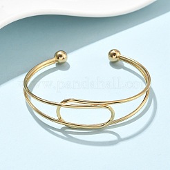 304 Stainless Steel Cuff Bangles&nbsp;BJEW-L682-034G