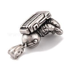 304 Stainless Steel Pendants&nbsp;STAS-K283-33AS
