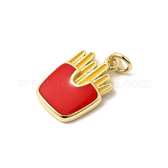 Rack Plating Brass Enamel Pendants&nbsp;KK-A268-02A-G