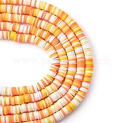 Handmade Polymer Clay Beads Strands&nbsp;CLAY-R089-6mm-T02B-09