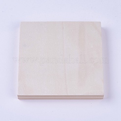 キューブジグソーパズルトレイ木製収納おもちゃアクセサリー  12.05x12.05x1.5cm  内径：10.55x10.6のCM&nbsp;DIY-WH0146-01