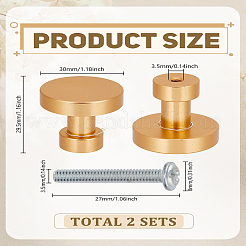 Round Alloy Drawer Pull Handles&nbsp;FIND-WH0173-222