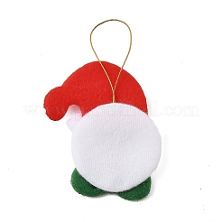 クリスマスパーティーアクセサリー  布製ペンダント装飾  雪だるま  125x78x13mm&nbsp;FIND-U018-01B