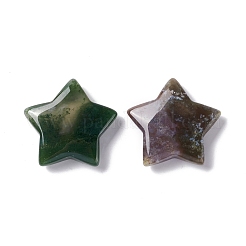 天然石インディアン瑪瑙ビーズ  穴なし/ドリルなしビーズ  スター  29.5x31~31.5x7~8mm&nbsp;G-E574-01G