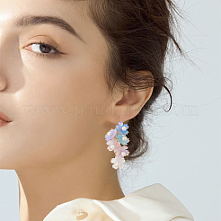 200色の樹脂ビーズキャップ10個  プノンペンの花  ミックスカラー  18x6mm  穴：1.6mm  20個/カラー&nbsp;FIND-DR0001-40