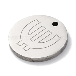 201 Stainless Steel Pendants&nbsp;STAS-Q342-28P