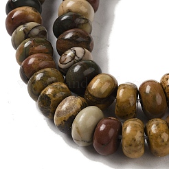 Natural Picasso Jasper Beads Strands&nbsp;G-Q161-B01-02