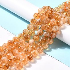 Natural Citrine Bead Strands&nbsp;G-P466-01A