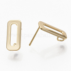 Brass Stud Earring Findings&nbsp;LS-X-KK-T056-10G-NF