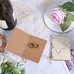 Creative Wooden Greeting Cards&nbsp;DIY-WH0349-171C