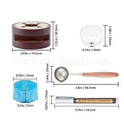 Fire Wax Seal Wax Sealing Stamps Tool Kits&nbsp;DIY-CP0003-37