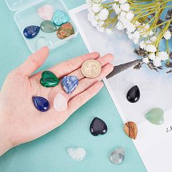 16Pcs 16 Style Gemstone Cabochons&nbsp;G-FH0001-44