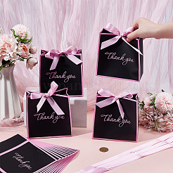 10Pcs Thank You Paper Gift Packing Boxes with Ribbon&nbsp;CON-WH0112-065A