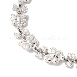 Brass Butterfly Link Chains Bracelets for Women&nbsp;BJEW-JB13509