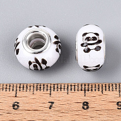 Opaque Resin European Beads&nbsp;RPDL-T004-01M