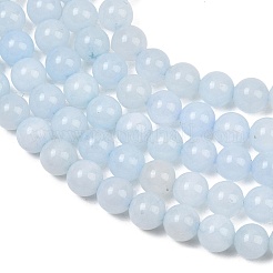 Natural Dyed White Jade Beads Strands&nbsp;GG-CBAEB22-B01-8mm-02