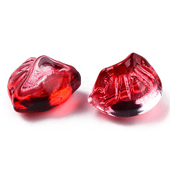 Transparent Spray Painted Glass Beads&nbsp;GLAA-N035-033-C07