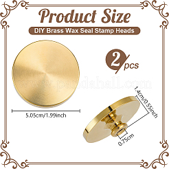 DIY Scrapbook Blank Brass Wax Seal Stamp Heads&nbsp;DIY-WH0899-902B-05
