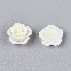 Luminous Flower Resin Cabochons&nbsp;CRES-T025-10E
