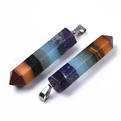 Assembled Gemstone Pendants&nbsp;G-N331-004