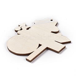Christmas Wood Big Pendants&nbsp;LS-HJEW-O004-13