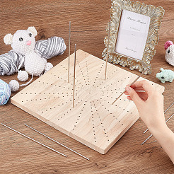 Wooden Crochet Blocking Board&nbsp;DIY-WH0387-22A