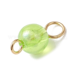 AB Color Transparent Acrylic Round Links Connector Charms&nbsp;PALLOY-JF04433