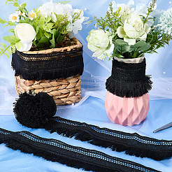 5Yards Polyester Embroidery Ribbon&nbsp;OCOR-GF0004-64B