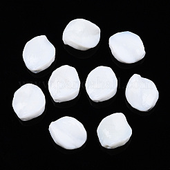 手作りランプワークビーズ  葉  ミックスカラー  14~18.5x13.5~15x3.5~6mm  穴：1.2~1.8mm&nbsp;LAMP-T011-17