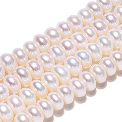 Natural Cultured Freshwater Pearl Beads Strands&nbsp;PEAR-N015-07B
