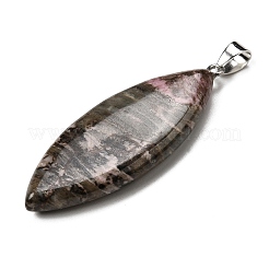 Natural Rhodonite Big Pendants&nbsp;G-F820-06M