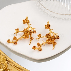 Brass Stud Earrings&nbsp;EJEW-I324-01G