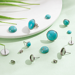 DIY Stone Earring Making Kits&nbsp;DIY-PH0006-10