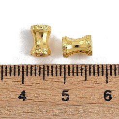 ラックメッキ真鍮製ビーズ  長持ちメッキ  コラム  ゴールドカラー  7x5mm  穴：2mm&nbsp;KK-L236-15G
