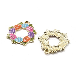 Easter Alloy Enamel Pendants&nbsp;ENAM-E360-01G-04