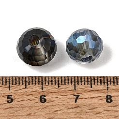 Transparent Electroplate Glass Beads&nbsp;GL-CBA2F3D-01