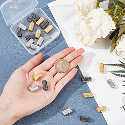 24 Sets 3 Colors Brass Capsule Lace Lock Buckles&nbsp;KK-PH0001-68