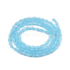 Imitation Jade Glass Beads Strands&nbsp;GLAA-N052-02
