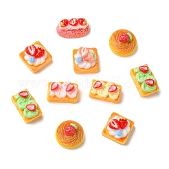 70Pcs 7 Styles Opaque Resin Display Decotation&nbsp;DJEW-CJ0001-30