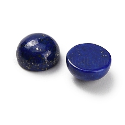 天然のラピスラズリのカボションを染めた  半円/ドーム  グレードAA  8.5x3.5~4.5mm&nbsp;G-K403-01-8mm
