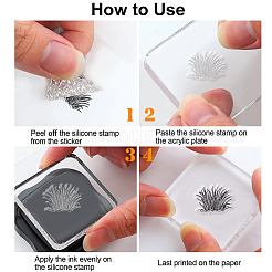 Summer Theme PVC Plastic Clear Stamps&nbsp;DIY-WH0631-0375