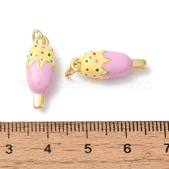 Rack Plating Brass Enamel Pendants&nbsp;KK-Z056-38G