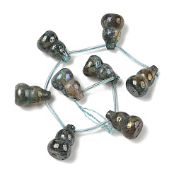 Electroplate Natural Hemimorphite Beads Strands&nbsp;G-U012-A04