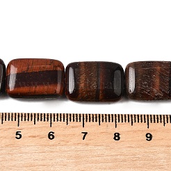Dyed Natural Red Tiger Eye Beads Strands&nbsp;G-S386-A15