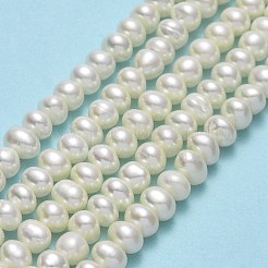 Natural Cultured Freshwater Pearl Beads Strands&nbsp;PEAR-A005-03A-01