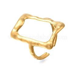 304 Stainless Steel Open Cuff Rings&nbsp;RJEW-M072-05G