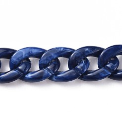 Acrylic Curb Chains&nbsp;X-AJEW-JB00505-03