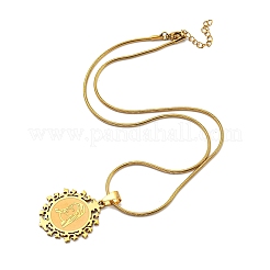 Virgin Mary Pendant Necklaces&nbsp;LS-NJEW-S422-02G