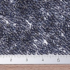 MIYUKIラウンドロカイユビーズ  日本製シードビーズ  11/0  （rr2447)不透明な濃いオリーブの光沢  2x1.3mm  穴：0.8mm  約1111個/10g&nbsp;X-SEED-G007-RR2447